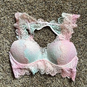 Victoria’s Secret PINK lace push-up bralette